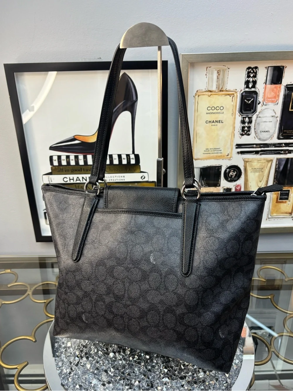 Coach 2014 Ward Signature Tote Bag EUC